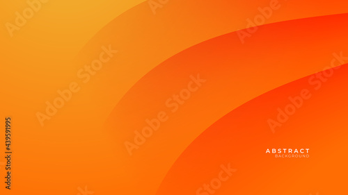 Simple gradient geometric shape orange red yellow background with dynamic circle light abstract 