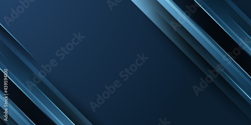 Abstract wavy luxury dark blue and black background with dot particles and shiny light. Illustration vector 