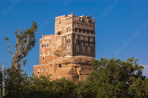 dar al-hajar palace in Yemen photo