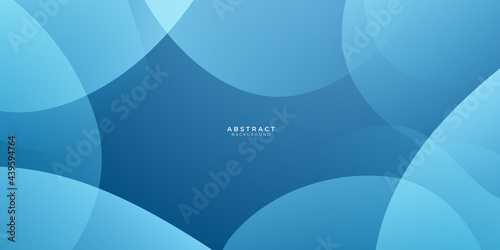 Blue abstract background with circles and lights. Modern blue abstract business art background with wave lights. Abstract background with dynamic effect. Motion vector Illustration. Trendy gradients.