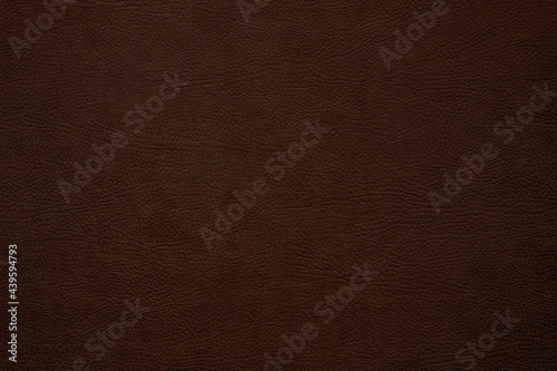 Chocolate  colored eco leather texture, background, downtown brown, animal friendly © Andrey