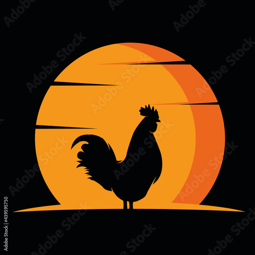Inspiration Rooster Chicken Cock Livestock farm Logo Design