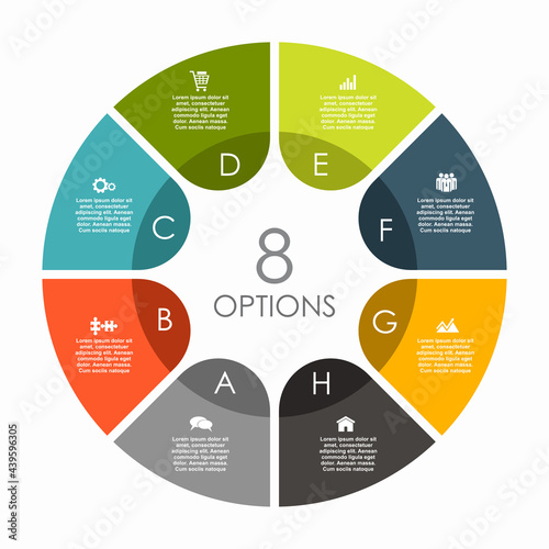 Infographic design template with place for your data. Vector illustration.