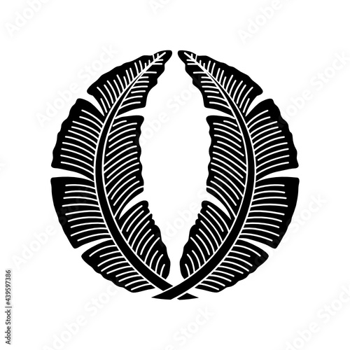 芭蕉紋・抱き芭蕉（だきばしょう）