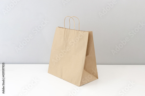 Paper bag, isolated background