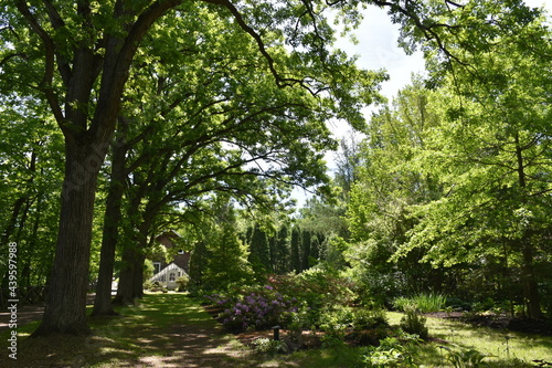 Fototapeta Naklejka Na Ścianę i Meble -  The gardens of Joly-de-Lotbinière park, Québec
