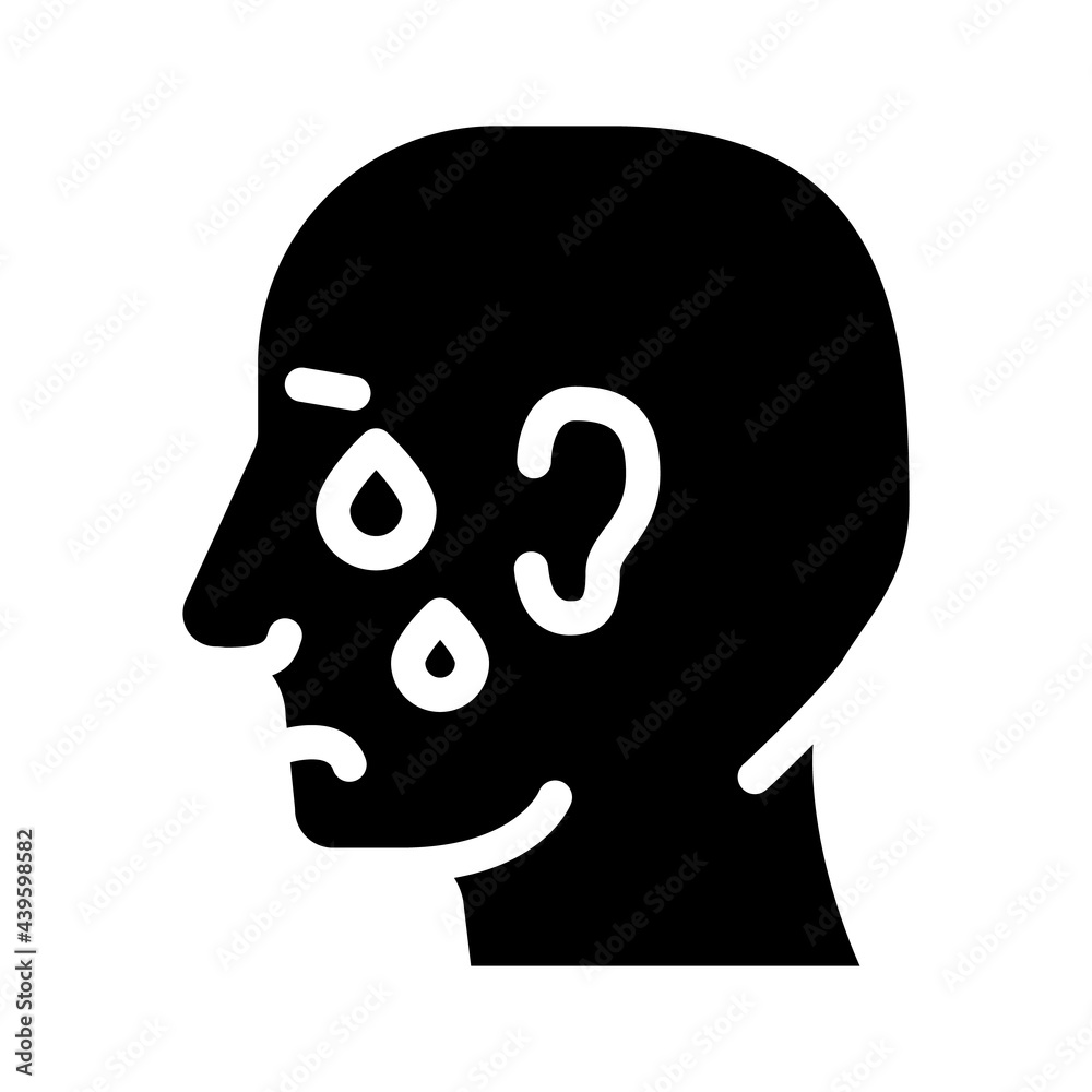 depression problem glyph icon vector. depression problem sign. isolated contour symbol black illustration depression problem glyph icon vector. depression problem sign. isolated contour symbol black illustration