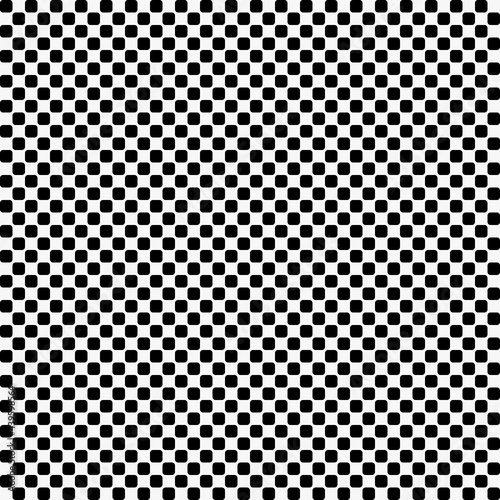 Small squares ornament. Checkered location. Vector in black and white color mesh. Checkered grid wallpaper.