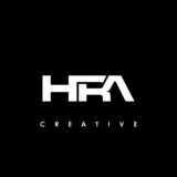 HRA Letter Initial Logo Design Template Vector Illustration