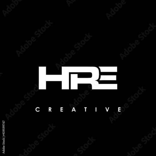 HRE Letter Initial Logo Design Template Vector Illustration photo