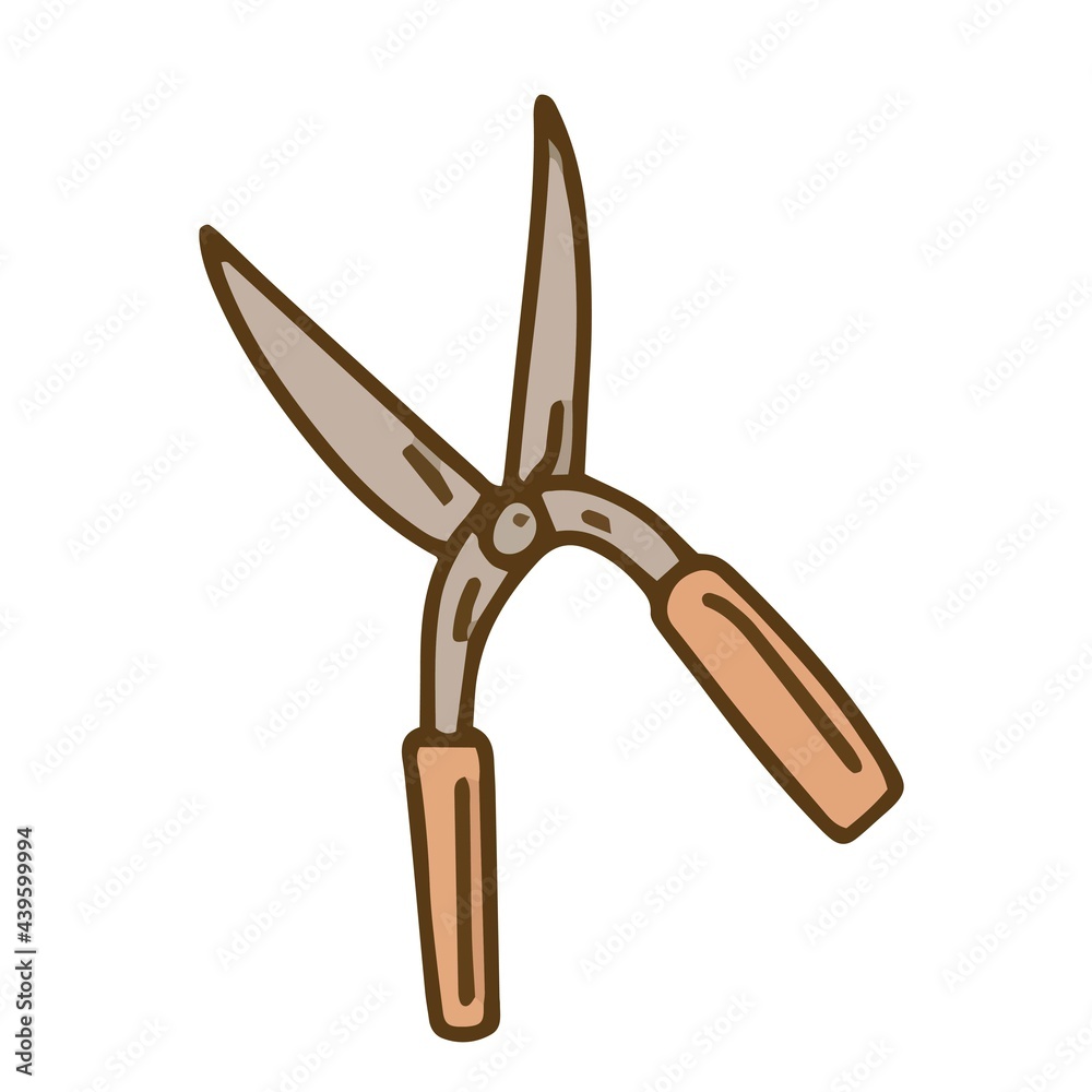 secateurs Gardening vegetable garden garden doodle set sketch, vector graphic hand drawn illustration. Print textile vintage clipart many elements separately on a white background harvest hobby secateurs Gardening vegetable garden garden doodle set sketch, vector graphic hand drawn illustration. Print textile vintage clipart many elements separately on a white background harvest hobby