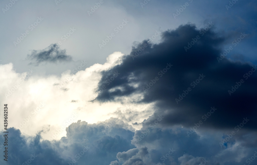 Artistic photo of blue sky with clouds, abstract background Artistic photo of blue sky with clouds, abstract background