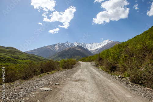 Karmadon Gorge. North Ossetia. Russia