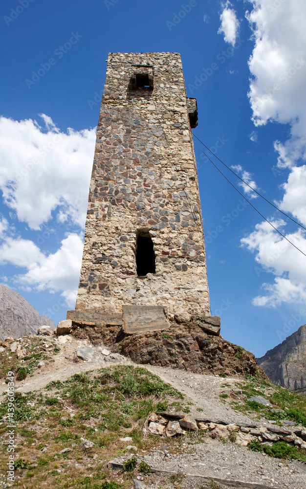Watchtower of the Alikovs. Dargavs. North Ossetia. Russia