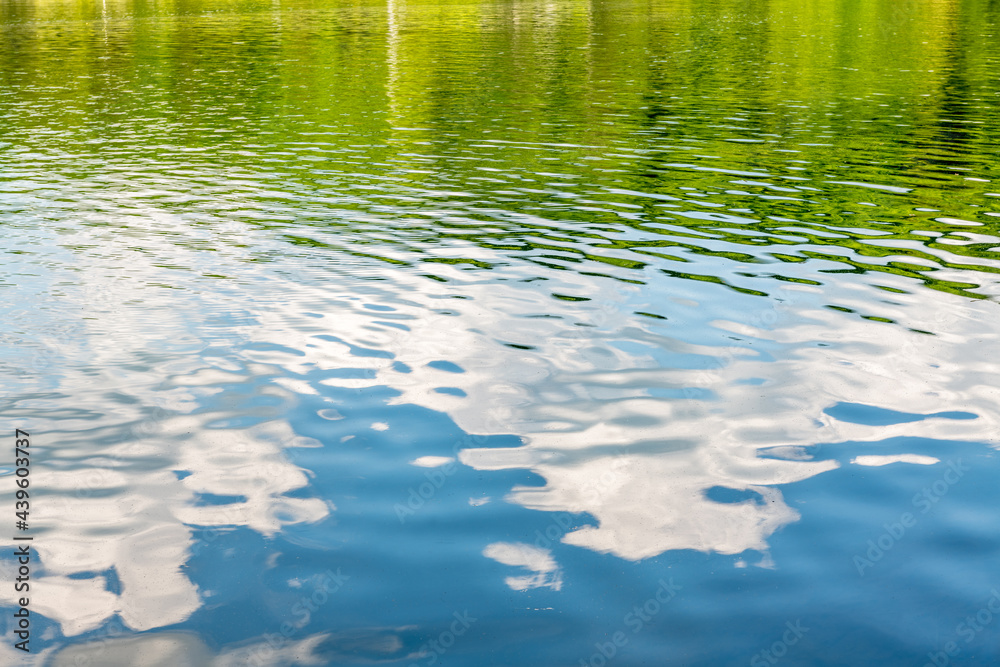 Lake ripples and Reflections