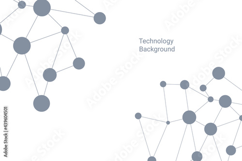 Network connection technology background. Vector