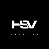 HSV Letter Initial Logo Design Template Vector Illustration