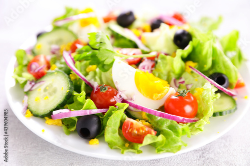 close up on vegetable salad