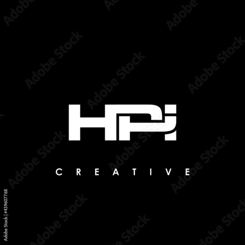 HPI Letter Initial Logo Design Template Vector Illustration photo