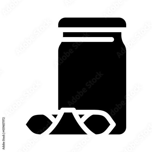 garganelli pasta glyph icon vector. garganelli pasta sign. isolated contour symbol black illustration