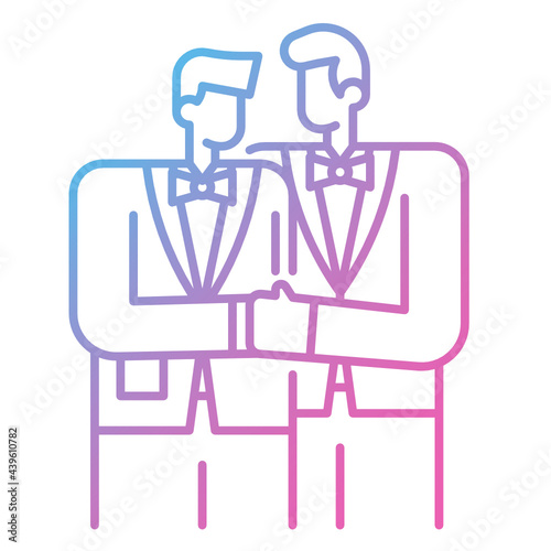 gay wedding icon