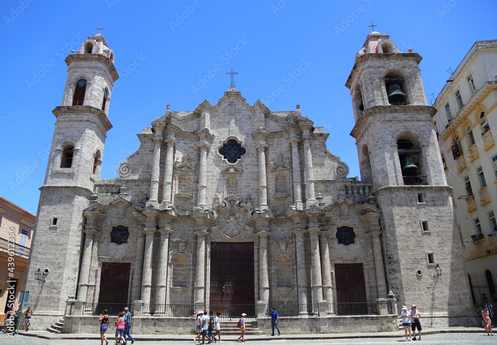 Cathedral in Havana. Cuba