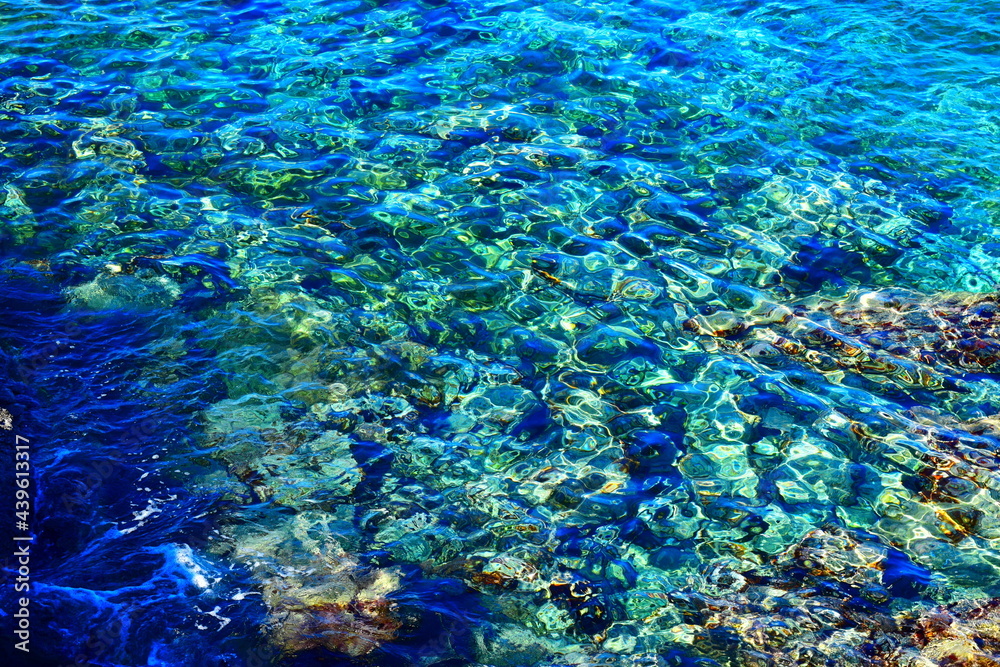 Obraz premium greek island sea clear water