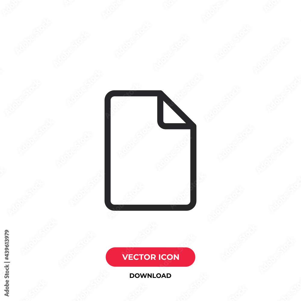 File icon vector. Document sign File icon vector. Document sign