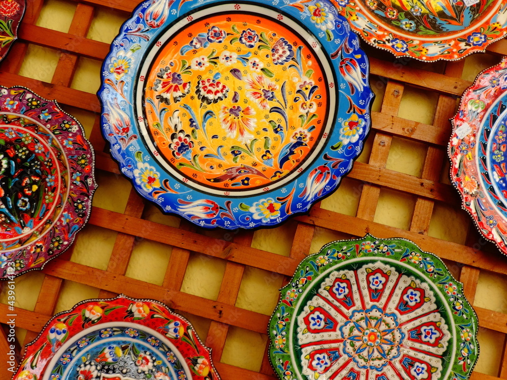 ceramic plates art greek colourful ceramic plates art greek colourful