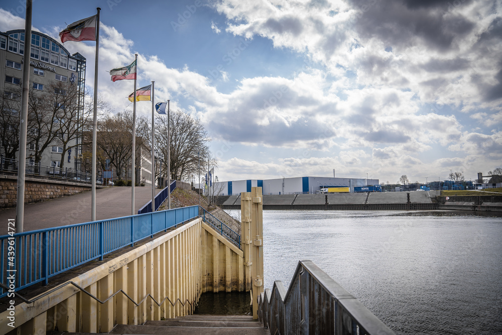 Naklejka premium Hafen Duisburg