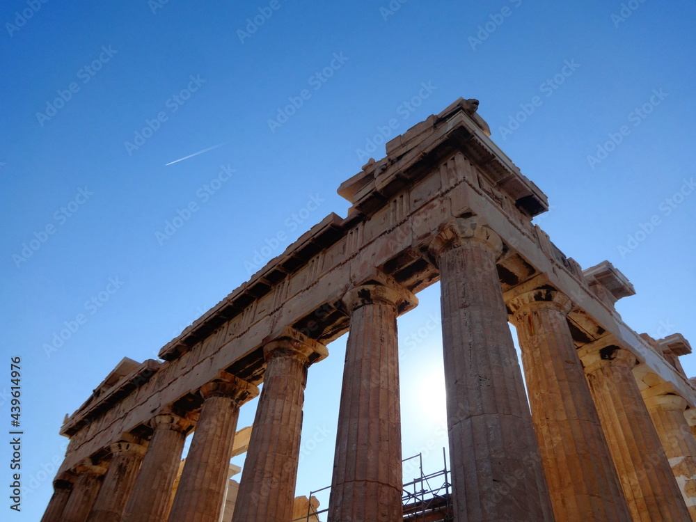 parthenon acropolis athens ruins greek classica