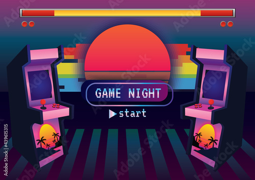 Game zone game icon background vector