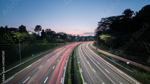 Singapore peak hour traffic