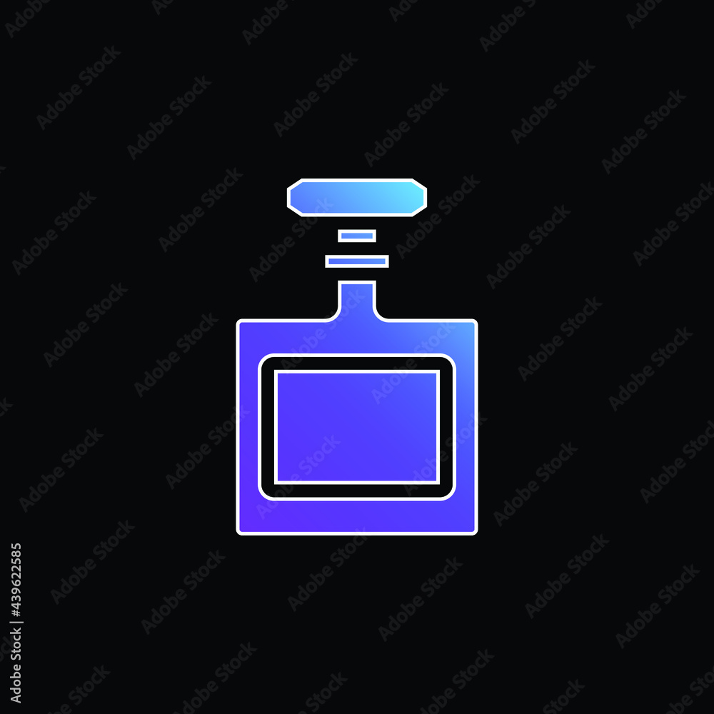 Bottle blue gradient vector icon Bottle blue gradient vector icon