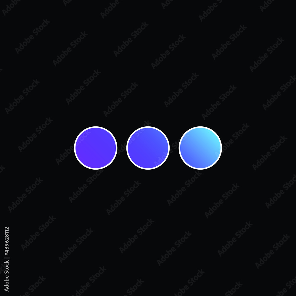 Application blue gradient vector icon Application blue gradient vector icon