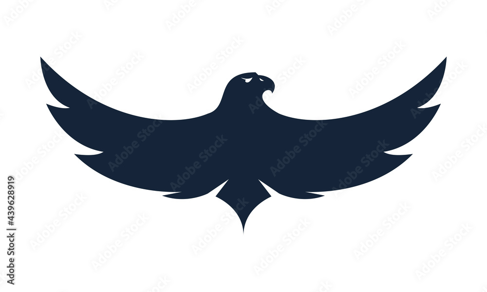 Obraz premium eagle silhouette emblem