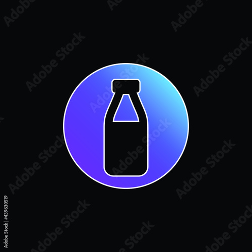 Allergens Milk blue gradient vector icon