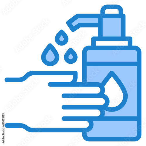 hygiene blue style icon © sripfoto