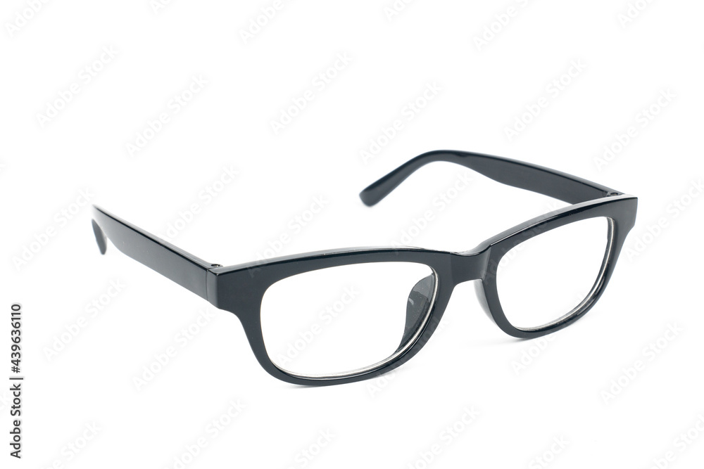 Black Eye Glasses Isolated on White background Black Eye Glasses Isolated on White background