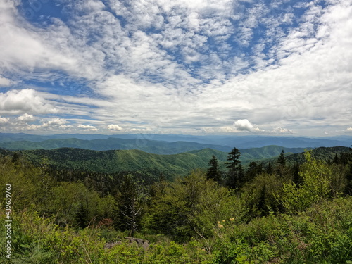 landscape with sky clingmans dome tennessee knoxville gatlinburg
