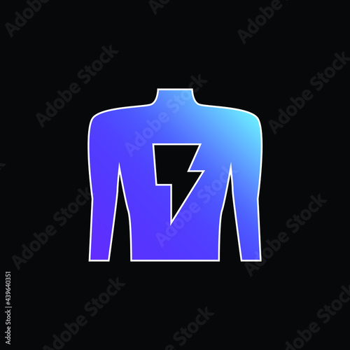 Back blue gradient vector icon