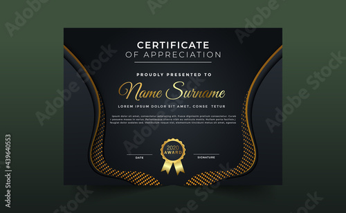 Professional and unique certificate and diploma