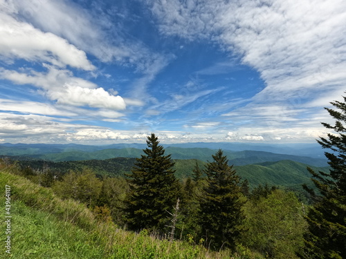 landscape with sky clingmans dome tennessee knoxville gatlinburg
