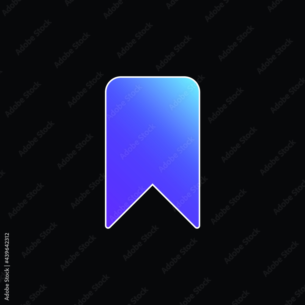 Bookmark blue gradient vector icon Bookmark blue gradient vector icon