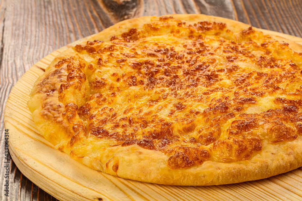 Georgian traditional cuisine – Khachapuri with cheese