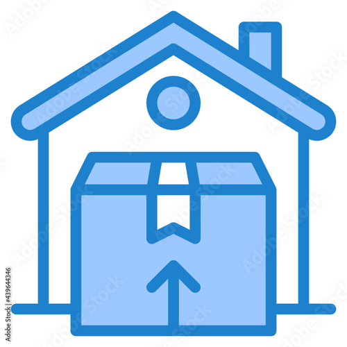 box blue style icon