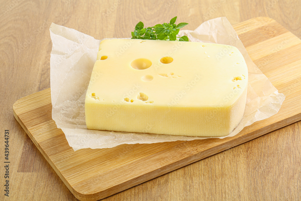 Maasdam cheese over the board Maasdam cheese over the board