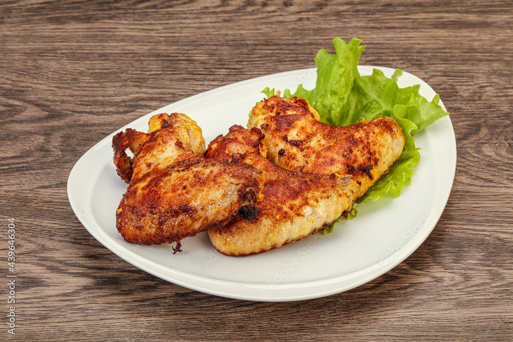 Roasted chicken wings with spices Roasted chicken wings with spices