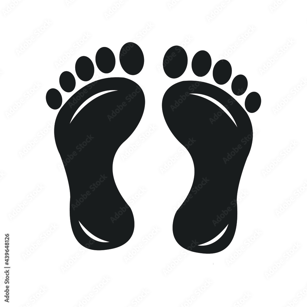 footprint icons symbol vector elements for infographic web footprint icons symbol vector elements for infographic web