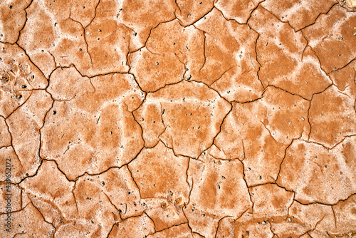 Spain, Andalusia, Rio Tinto, Mud In Riverside, Dried Out Sand